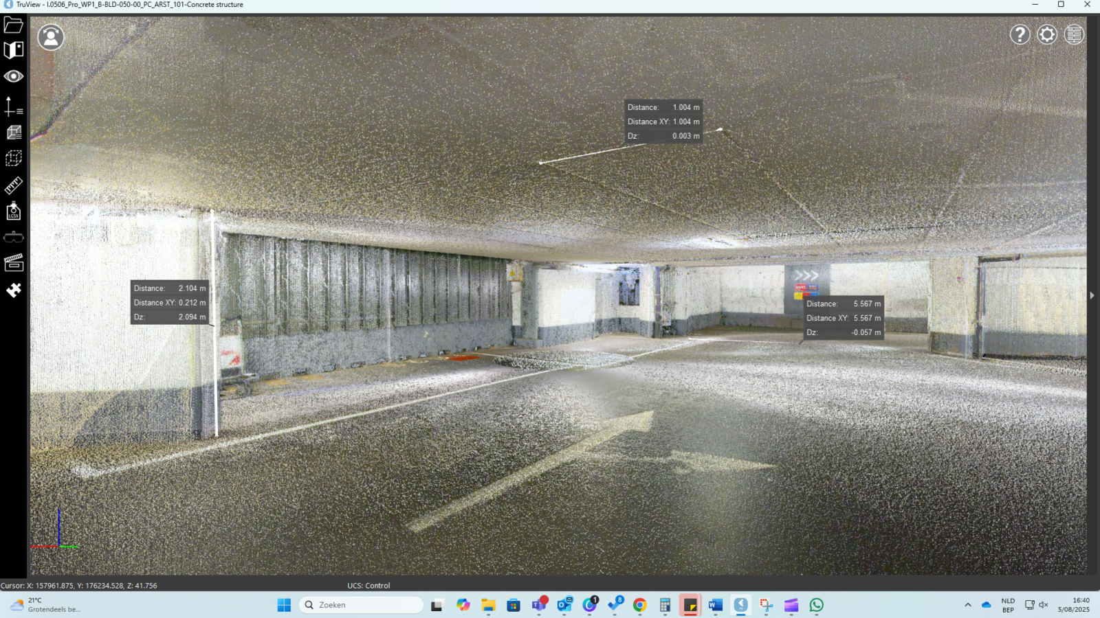 Screen Zaventem puntenwolk 2